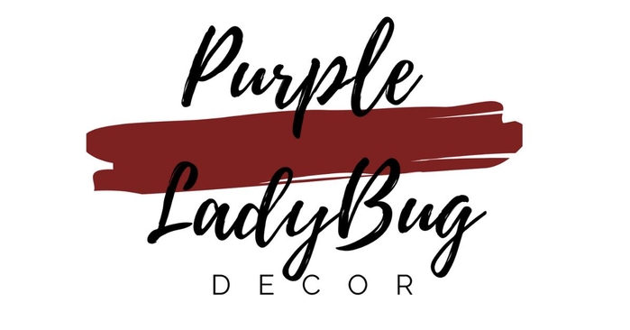 Purple LadyBug Decor
